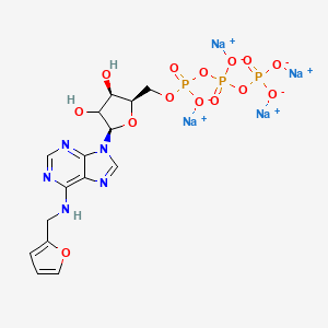 molecular formula C15H16N5Na4O14P3 B12394647 Kinetin triphosphate (tetrasodium) 