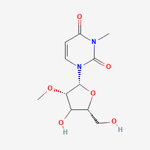 1-[(2R,3S,5R)-4-hydroxy-5-(hydroxymethyl)-3-methoxyoxolan-2-yl]-3-methylpyrimidine-2,4-dione