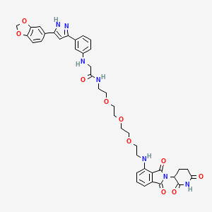 molecular formula C39H41N7O10 B12394657 PROTAC |A-synuclein degrader 5 