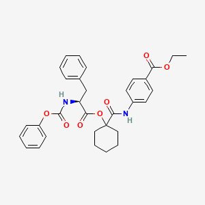 molecular formula C32H34N2O7 B12394660 Caspase-3/7 activator 2 