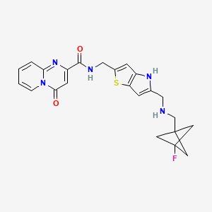 molecular formula C23H22FN5O2S B12394669 Mettl3-IN-5 