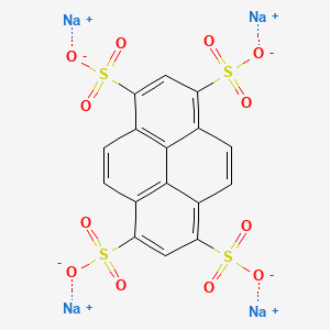 molecular formula C16H6Na4O12S4 B12394680 Pyrene-1,3,6,8-tetrasulfonic acid (tetrasodium) 