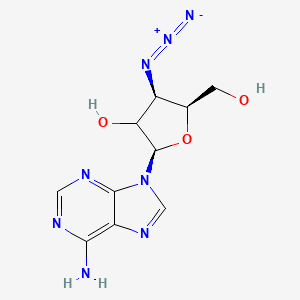 (2R,4R,5S)-2-(6-aminopurin-9-yl)-4-azido-5-(hydroxymethyl)oxolan-3-ol