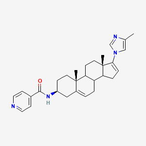 molecular formula C29H36N4O B12394709 AR antagonist 4 