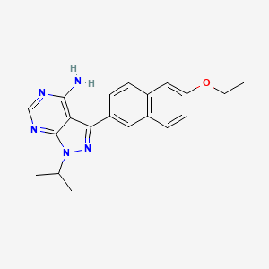 3-(6-Ethoxynaphthalen-2-Yl)-1-(Propan-2-Yl)-1h-Pyrazolo[3,4-D]pyrimidin-4-Amine