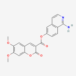 molecular formula C21H16N2O6 B12394717 FXIIa-IN-1 