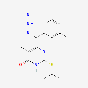 molecular formula C17H21N5OS B12394738 Reverse transcriptase-IN-4 