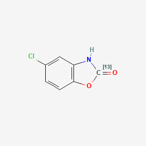 molecular formula C7H4ClNO2 B12394743 Chlorzoxazone-13C 