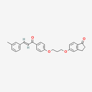 molecular formula C28H26O4 B12394751 Tmv-IN-3 