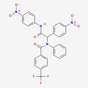 molecular formula C28H19F3N4O6 B12394763 Mmp-9-IN-4 