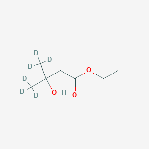 molecular formula C7H14O3 B12394770 Ethyl 3-hydroxy-3-methylbutanoate-d6 