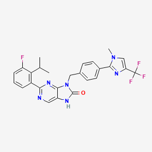 molecular formula C26H22F4N6O B12394785 Usp1-IN-2 