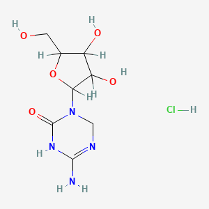molecular formula C8H15ClN4O5 B1239479 NSC 26480 (5,6-dihydro-5-azacytidine) CAS No. 65886-72-8
