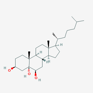 molecular formula C27H48O3 B123948 3β,5α,6β-三羟基胆甾烷 CAS No. 1253-84-5