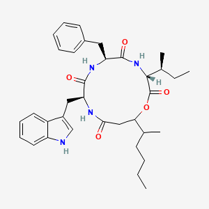 molecular formula C35H46N4O5 B12394813 Beauverolide Ja 