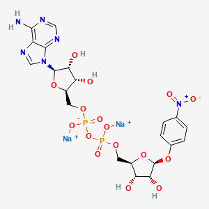 molecular formula C21H24N6Na2O16P2 B12394857 pNP-ADPr (disodium) 