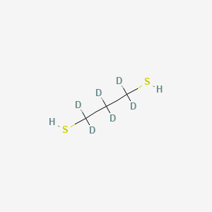 molecular formula C3H8S2 B12394874 1,3-Propane-d6-dithiol 