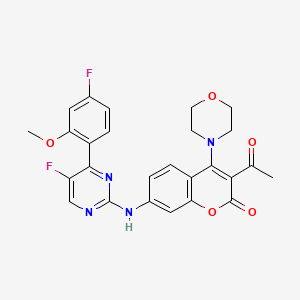 molecular formula C26H22F2N4O5 B12394880 Cdk9-IN-19 