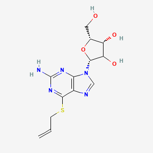 2-Amino-6-allyl thio-9-(beta-D-ribofuranosyl)-9H-purine