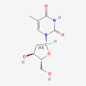 molecular formula C10H14N2O5 B12394901 Thymidine-13C-2 