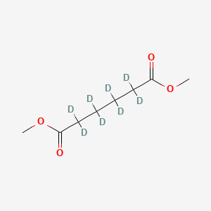 molecular formula C8H14O4 B12394903 Dimethyl hexanedioate-d8 