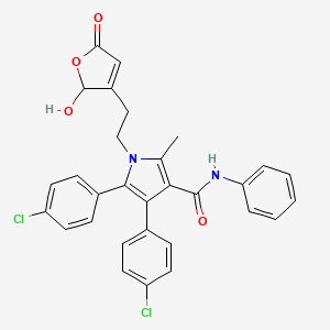 molecular formula C30H24Cl2N2O4 B12394910 Anti-inflammatory agent 40 