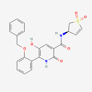 molecular formula C23H20N2O6S B12394912 WRN inhibitor 5 