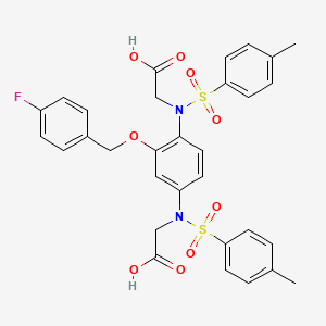 molecular formula C31H29FN2O9S2 B12394922 Keap1-Nrf2-IN-7 