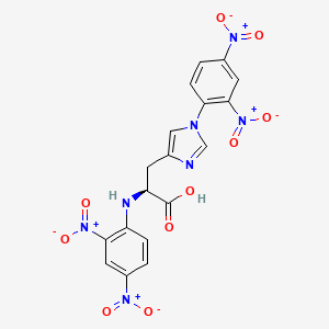 molecular formula C18H13N7O10 B12394934 Bis(2,4-dinitrophenyl)-L-histidine 