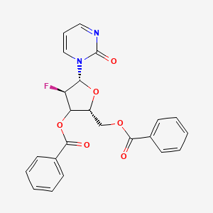 [(2R,4R,5R)-3-benzoyloxy-4-fluoro-5-(2-oxopyrimidin-1-yl)oxolan-2-yl]methyl benzoate