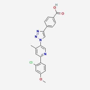 molecular formula C22H17ClN4O3 B12394964 Lana-DNA-IN-2 