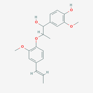 2-Methoxy-4-[1-hydroxy-2-[2-methoxy-4-(1-propenyl)phenoxy]propyl]phenol