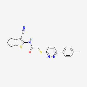 molecular formula C21H18N4OS2 B12395023 Telomerase-IN-4 