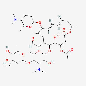 molecular formula C45H76N2O15 B1239505 Foromacidin B 