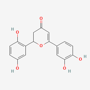 2-(2,5-Dihydroxyphenyl)-6-(3,4-dihydroxyphenyl)-2,3-dihydropyran-4-one