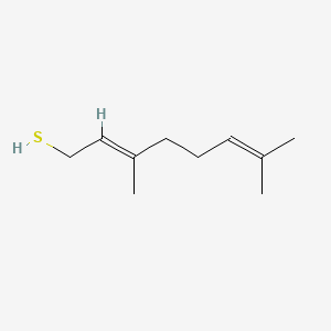 molecular formula C10H18S B1239506 Thiogeraniol CAS No. 38237-00-2