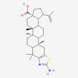 molecular formula C31H46N2O2S B12395064 Anticancer agent 64 