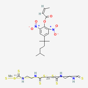 molecular formula C26H36MnN6O6S8Zn B1239507 Dikar CAS No. 8064-42-4