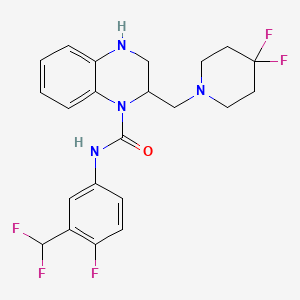 molecular formula C22H23F5N4O B12395089 Hbv-IN-35 