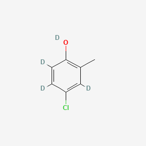 molecular formula C7H7ClO B12395112 4-Chloro-2-methylphenol-3,5,6-d3,od 