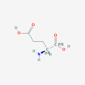 (2S)-2-amino(1,2-13C2)pentanedioic acid