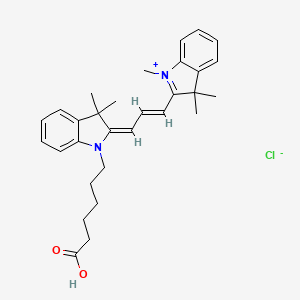 molecular formula C30H37ClN2O2 B12395148 Cyanine3 carboxylic acid 