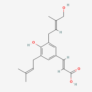 molecular formula C19H24O4 B1239515 Capillartemisin A CAS No. 85819-52-9