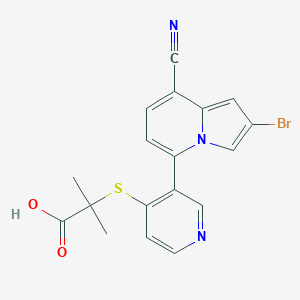 molecular formula C18H14BrN3O2S B12395168 URAT1 inhibitor 5 