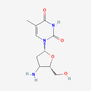 1-(3-beta-Amino-2,3-dideoxy-beta-D-threopenta-furanosyl)thymine