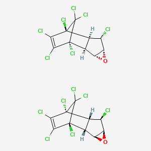 (1S,2R,3S,5S,6R,7S,8R)-1,6,8,9,10,11,11-heptachloro-4-oxatetracyclo[6.2.1.02,7.03,5]undec-9-ene;(1R,2S,3R,5R,6S,7R,8S)-1,6,8,9,10,11,11-heptachloro-4-oxatetracyclo[6.2.1.02,7.03,5]undec-9-ene