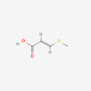 molecular formula C4H6O2S B1239521 (E)-3-(Methylthio)acrylic acid CAS No. 26398-93-6