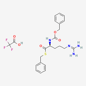 molecular formula C23H27F3N4O5S B12395220 Z-Arg-SBzl (TFA) 