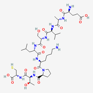 molecular formula C40H70N10O14S B12395335 Epsilon-V1-2, Cys-conjugated 