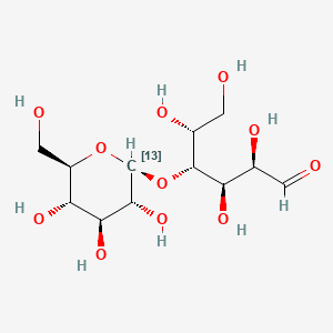 molecular formula C12H22O11 B12395374 D-(+)-Cellobiose-13C 